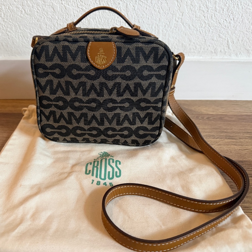 Mark Cross Madison "MC" Monogram Crossbody Bag